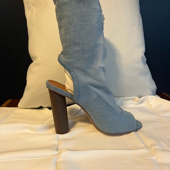 Denim booties - Picture 3 of 12